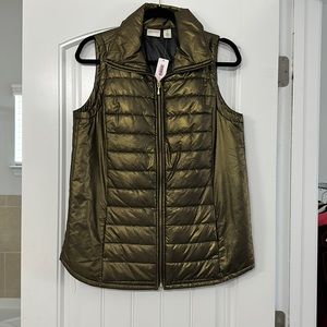 Beautiful bronze vest from Chico’s